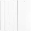 imageDALIX PVC Vertical Blind Replacement Slats Curved Smooth White 825 x 35 10PackWhite