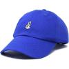 imageDALIX Peace Sign Embroidered V Cotton Dad Hat Baseball Cap Adjustable MensRoyal Blue
