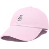 imageDALIX Peace Sign Embroidered V Cotton Dad Hat Baseball Cap Adjustable MensWashed Pink