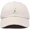 imageDALIX Daisy Flower Hat Womens Floral Baseball CapBeige