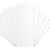 imageDALIX PVC Vertical Blind Replacement Slat Smooth White 10 Pk 82 12 x 3 12