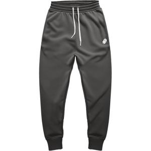 imageDALIX Ghost Embroidered Fleece Jogger Cuff Sweatpant Sweats Soft Warm MensAsphalt