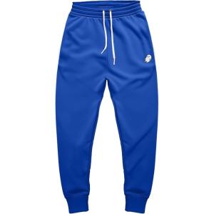 imageDALIX Ghost Embroidered Fleece Jogger Cuff Sweatpant Sweats Soft Warm MensRoyal Blue