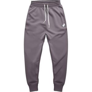 imageDALIX Ghost Embroidered Fleece Jogger Cuff Sweatpant Sweats Soft Warm MensStorm Gray