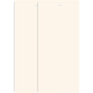 imageDALIX PVC Vertical Blind Replacement Slats Curved Smooth White 825 x 35 10PackIvory