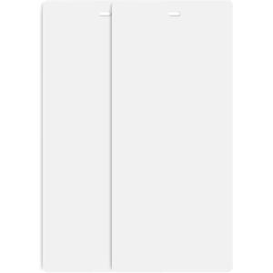 imageDALIX PVC Vertical Blind Replacement Slats Curved Smooth White 825 x 35 10PackWhite