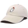 imageDALIX Christmas Ghost Embroidered Baseball Dad CapBeige