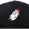 imageDALIX Christmas Ghost Embroidered Baseball Dad CapBlack