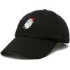 imageDALIX Christmas Ghost Embroidered Baseball Dad CapBlack