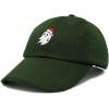 imageDALIX Christmas Ghost Embroidered Baseball Dad CapDark Green