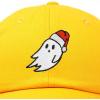 imageDALIX Christmas Ghost Embroidered Baseball Dad CapGold