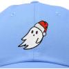 imageDALIX Christmas Ghost Embroidered Baseball Dad CapLight Blue