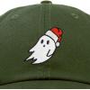 imageDALIX Christmas Ghost Embroidered Baseball Dad CapOlive