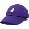 imageDALIX Christmas Ghost Embroidered Baseball Dad CapPurple