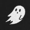 imageDALIX Ghost Embroidered Crewneck Long Sleeve Sweatshirt Fleece MenBlack