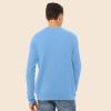 imageDALIX Ghost Embroidered Crewneck Long Sleeve Sweatshirt Fleece MenCarolina Blue