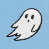 imageDALIX Ghost Embroidered Crewneck Long Sleeve Sweatshirt Fleece MenCarolina Blue