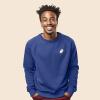 imageDALIX Ghost Embroidered Crewneck Long Sleeve Sweatshirt Fleece MenHeather True Royal