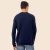 imageDALIX Ghost Embroidered Crewneck Long Sleeve Sweatshirt Fleece MenNavy