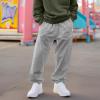 imageDALIX Ghost Embroidered Straight Leg Fleece Sweatpant Sweats Soft Warm MensAthletic Heather