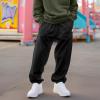 imageDALIX Ghost Embroidered Straight Leg Fleece Sweatpant Sweats Soft Warm MensDark Heather