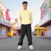 imageDALIX Ghost Embroidered Straight Leg Fleece Sweatpant Sweats Soft Warm MensDark Heather