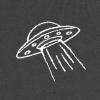 imageDALIX UFO Embroidered Fleece Crewneck Long Sleeve Sweatshirt MensAsphalt Gray
