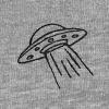 imageDALIX UFO Embroidered Fleece Crewneck Long Sleeve Sweatshirt MensAthletic Heather
