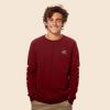 imageDALIX UFO Embroidered Fleece Crewneck Long Sleeve Sweatshirt MensCardinal Red
