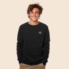 imageDALIX UFO Embroidered Fleece Crewneck Long Sleeve Sweatshirt MensDark Heather