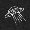 imageDALIX UFO Embroidered Fleece Crewneck Long Sleeve Sweatshirt MensDark Heather