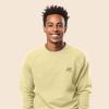 imageDALIX UFO Embroidered Fleece Crewneck Long Sleeve Sweatshirt MensFrench Vanilla