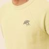 imageDALIX UFO Embroidered Fleece Crewneck Long Sleeve Sweatshirt MensFrench Vanilla