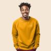 imageDALIX UFO Embroidered Fleece Crewneck Long Sleeve Sweatshirt MensGold