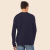 imageDALIX UFO Embroidered Fleece Crewneck Long Sleeve Sweatshirt MensHeather Navy