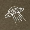 imageDALIX UFO Embroidered Fleece Crewneck Long Sleeve Sweatshirt MensHeather Olive