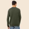 imageDALIX UFO Embroidered Fleece Crewneck Long Sleeve Sweatshirt MensMilitary Green