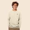 imageDALIX UFO Embroidered Fleece Crewneck Long Sleeve Sweatshirt MensNatural