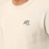 imageDALIX UFO Embroidered Fleece Crewneck Long Sleeve Sweatshirt MensNatural
