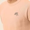 imageDALIX UFO Embroidered Fleece Crewneck Long Sleeve Sweatshirt MensPeach