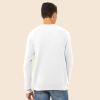 imageDALIX UFO Embroidered Fleece Crewneck Long Sleeve Sweatshirt MensWhite