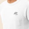imageDALIX UFO Embroidered Fleece Crewneck Long Sleeve Sweatshirt MensWhite