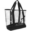 imageDALIX 20quot Large Clear Tote Bag with Small Pouch