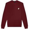imageDALIX Ghost Embroidered Crewneck Long Sleeve Sweatshirt Fleece MenMaroon