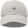 imageDALIX Lil Smile Face CapWashed Stone White
