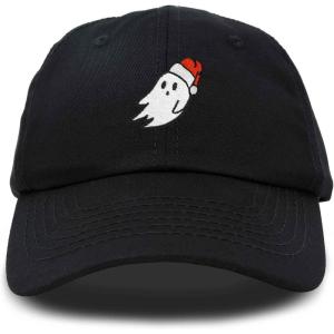 imageDALIX Christmas Ghost Embroidered Baseball Dad CapBlack