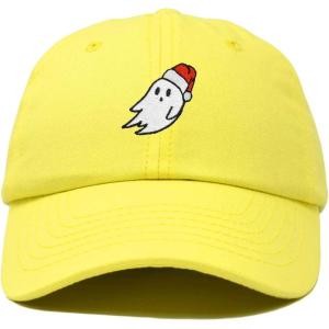 imageDALIX Christmas Ghost Embroidered Baseball Dad CapMinion Yellow