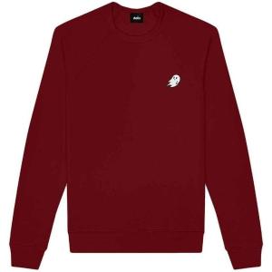 imageDALIX Ghost Embroidered Crewneck Long Sleeve Sweatshirt Fleece MenCardinal
