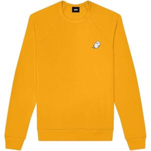 imageDALIX Ghost Embroidered Crewneck Long Sleeve Sweatshirt Fleece MenGold