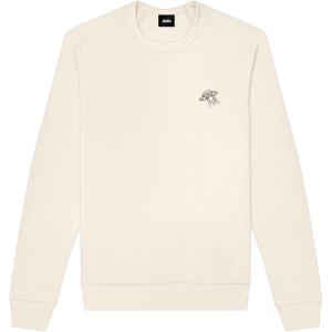 imageDALIX UFO Embroidered Fleece Crewneck Long Sleeve Sweatshirt MensNatural